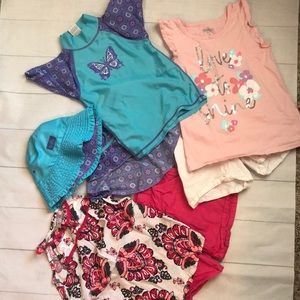 7 piece Girls size 8 summer lot